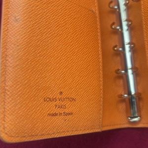 2003 Epi Louis Vuitton Vintage Refillable Notebook Wallet/Organizer GUC